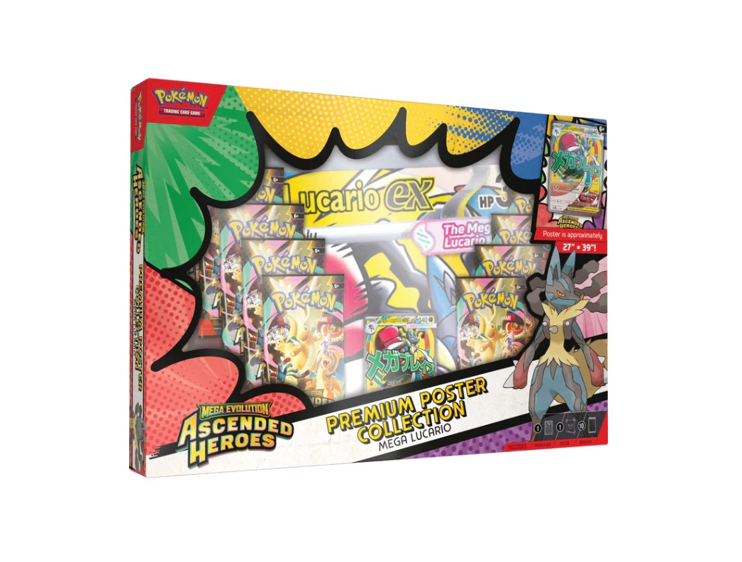Ascended Heroes — Lucario Poster Collection — ESP