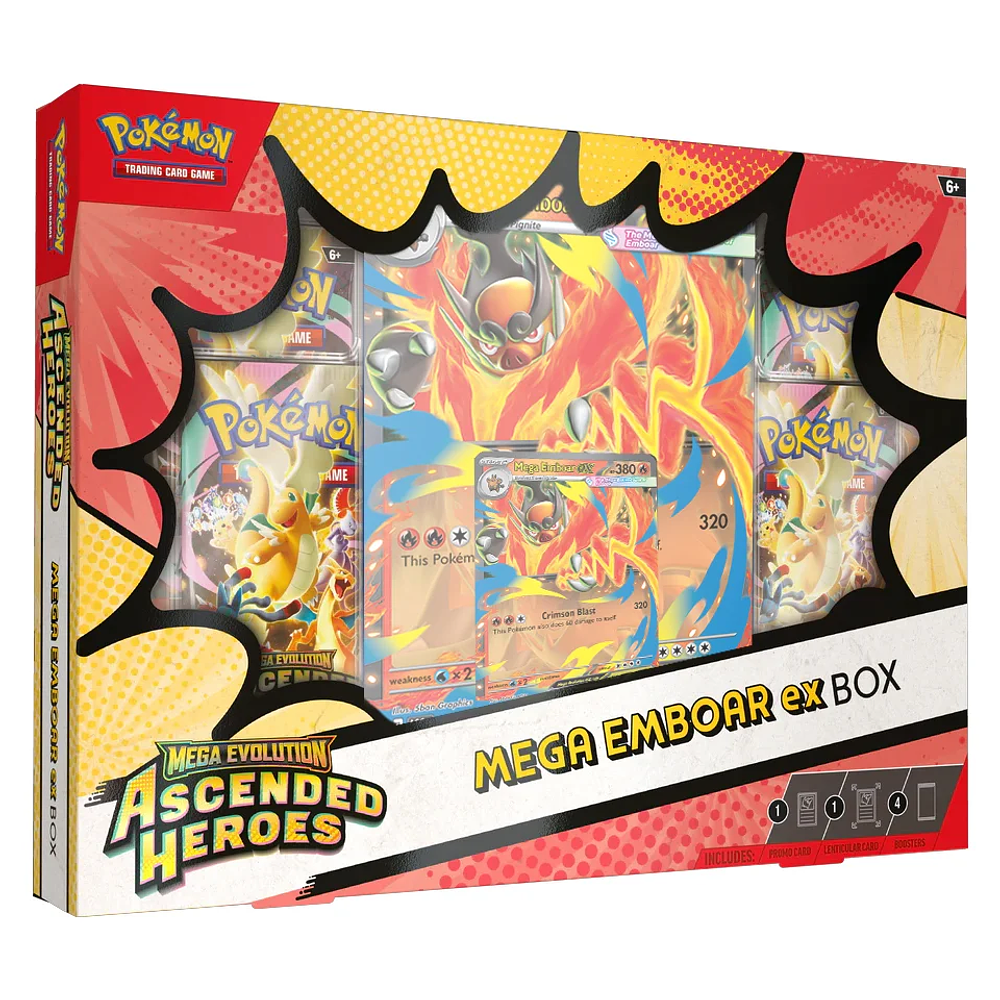 Ascended Heroes — Mega Emboar ex Box — ING